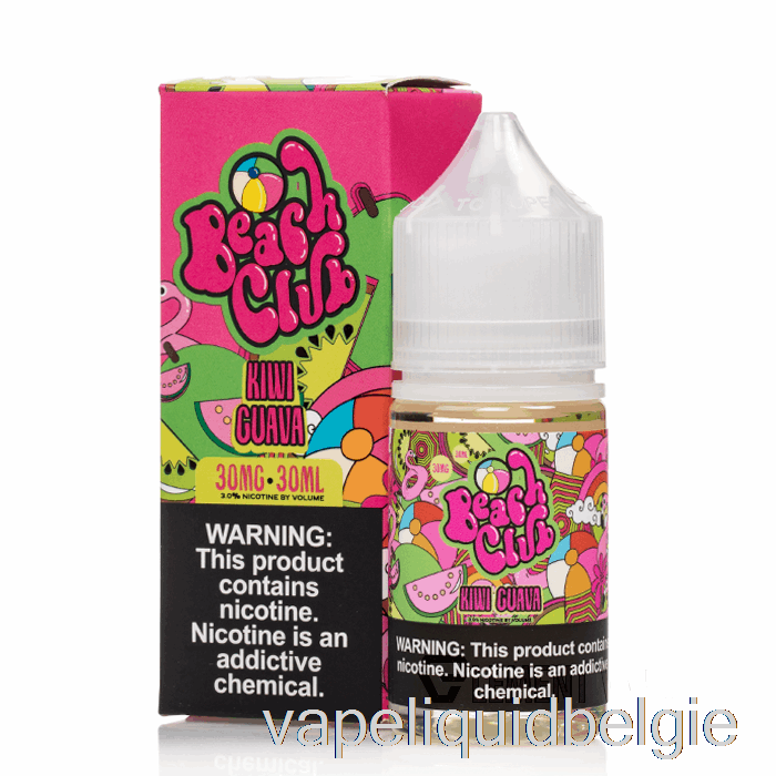 Vape België Kiwi Guave - Strandclubzout - 30ml 50mg